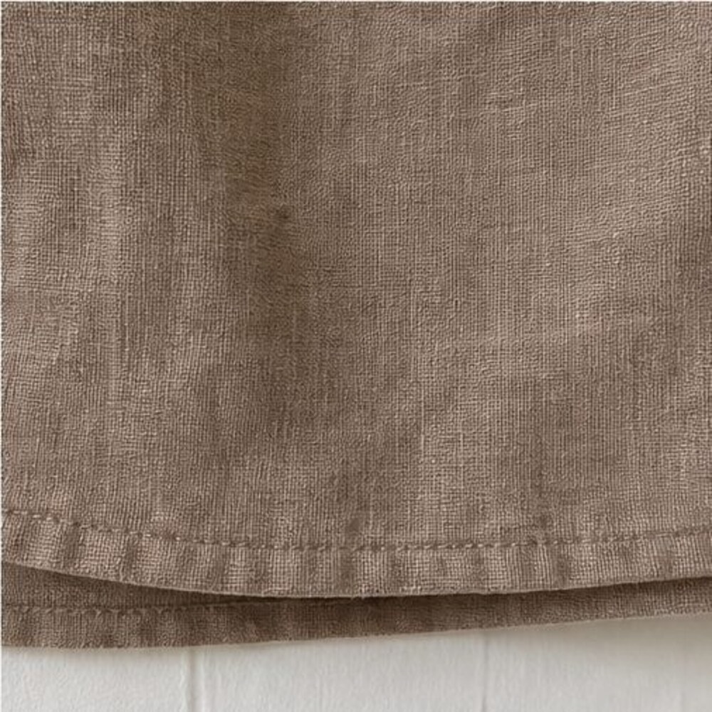 Taupe Ruffle Blouse - Picture 6 of 6
